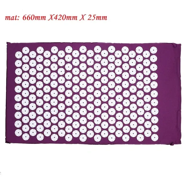 Acupuncture Massage Yoga Spike Mat with Pillow