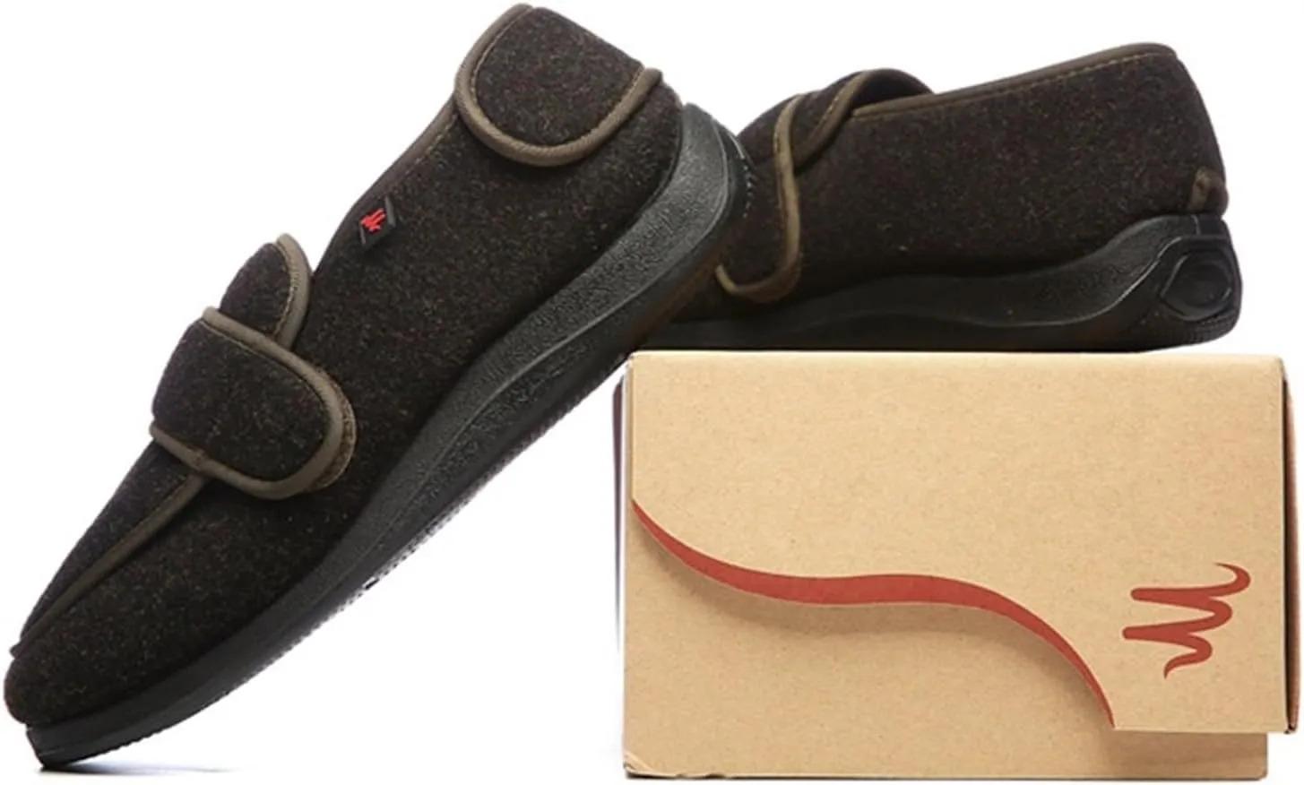Adjustable Magic Tape Extra Wide Diabetic Shoes for Men - Swollen Feet, Edema, Arthritis - Comfortable, Lightweight, Non-Slip