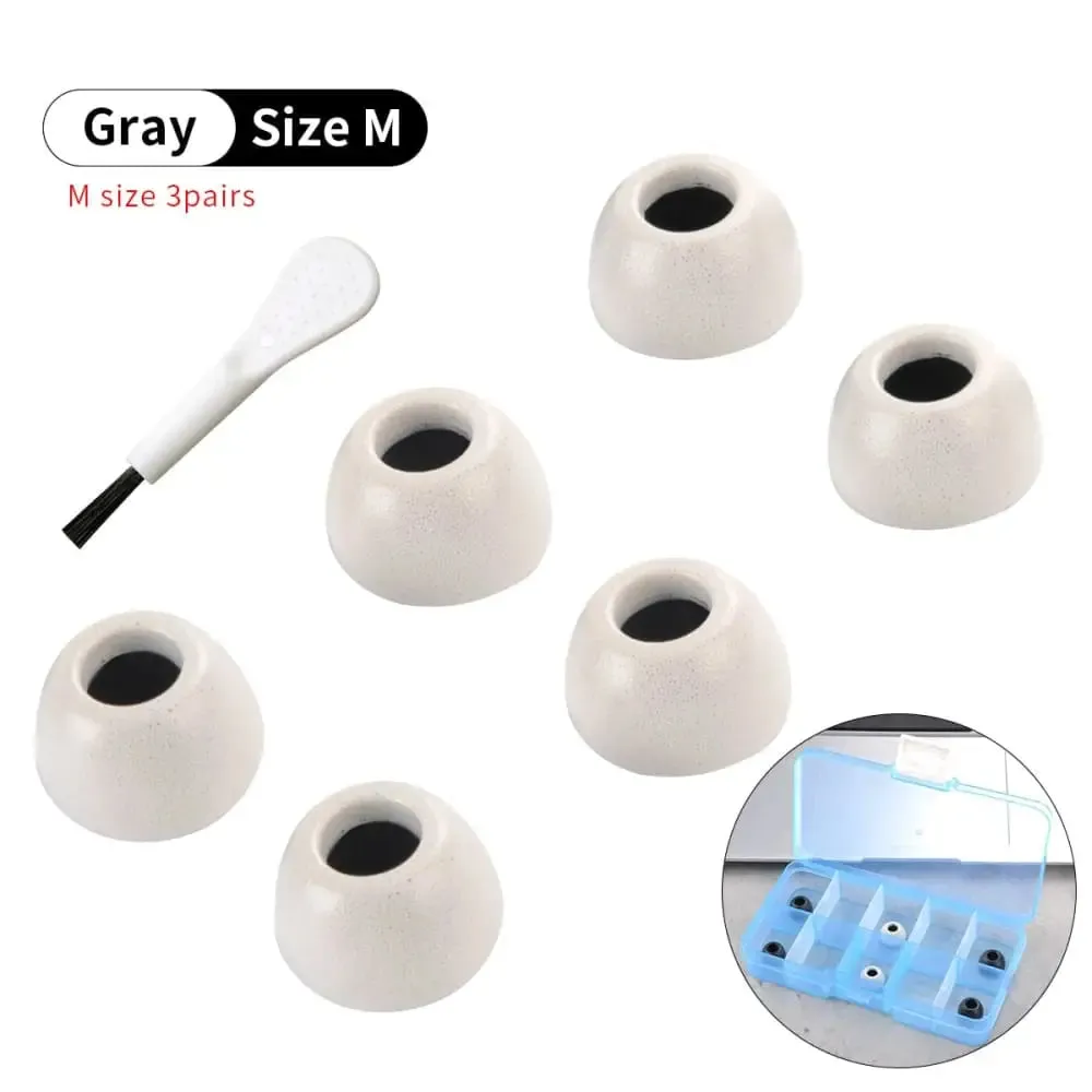 Anti-slip Memory Foam Ear Tips for Beats Studio Buds, B&o Beoplay E8 3rd Gen E8 2.0 E8 Sport Earphone