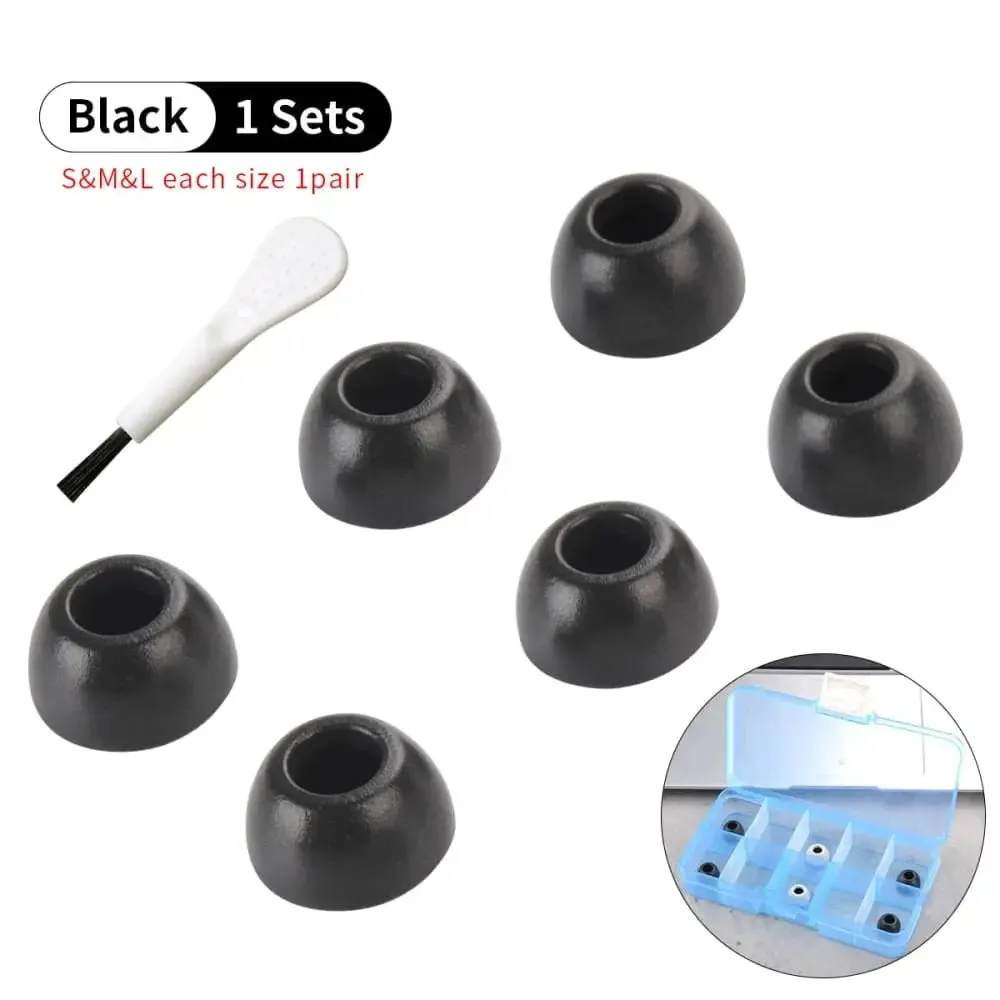 Anti-slip Memory Foam Ear Tips for Beats Studio Buds, B&o Beoplay E8 3rd Gen E8 2.0 E8 Sport Earphone