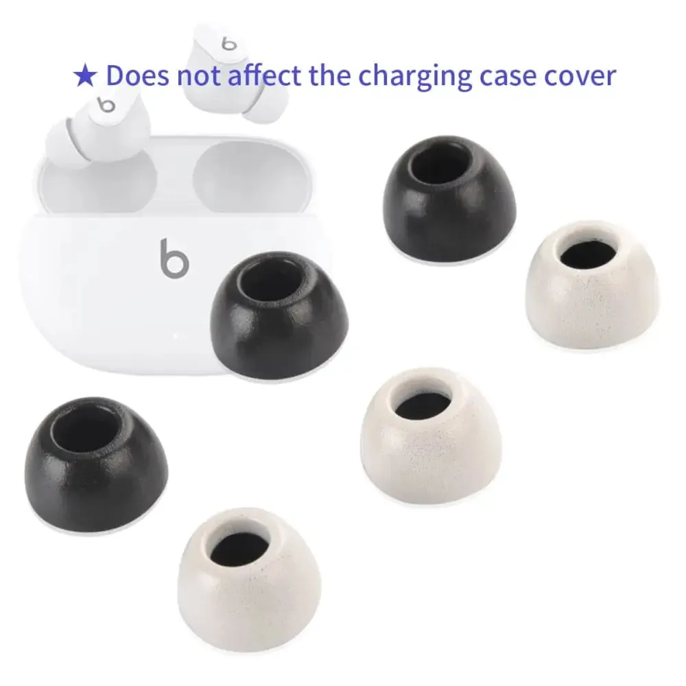 Anti-slip Memory Foam Ear Tips for Beats Studio Buds, B&o Beoplay E8 3rd Gen E8 2.0 E8 Sport Earphone