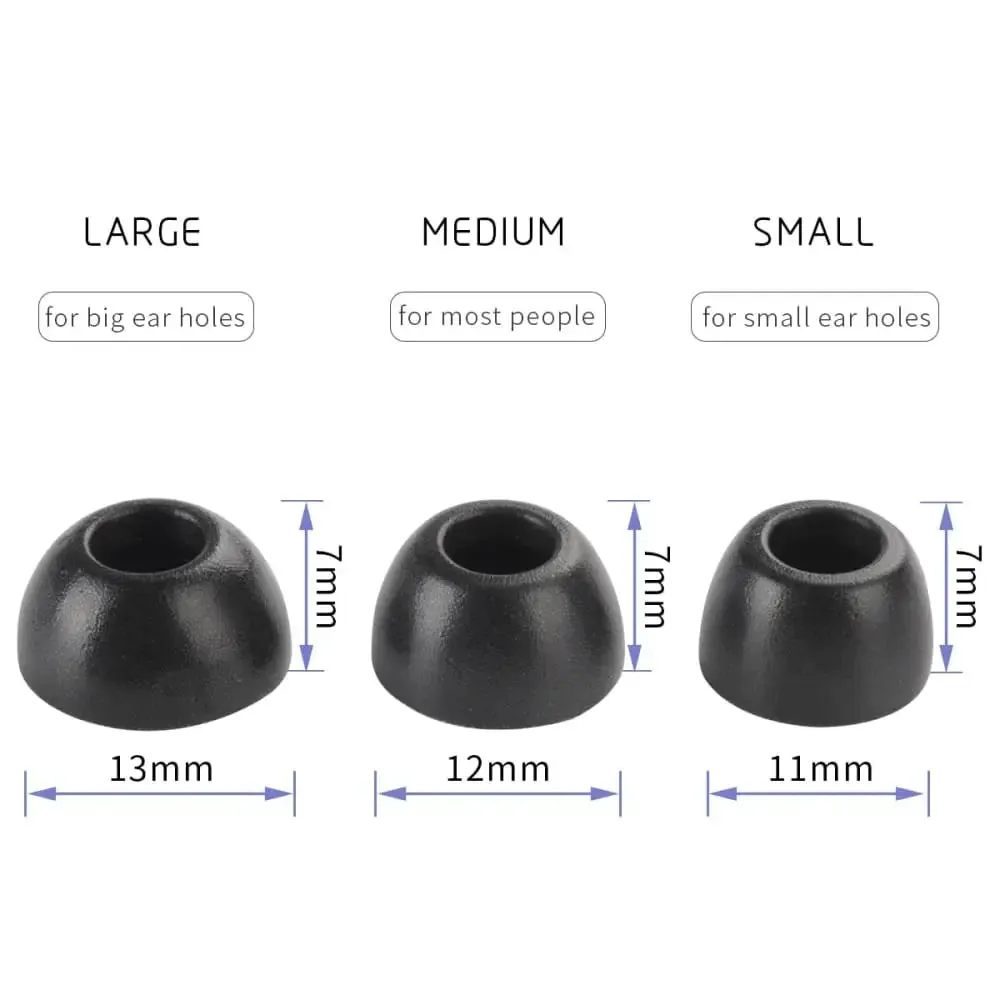 Anti-slip Memory Foam Ear Tips for Beats Studio Buds, B&o Beoplay E8 3rd Gen E8 2.0 E8 Sport Earphone