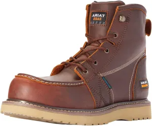 Ariat Men's Rebar Wedge Moc Toe 6" Waterproof Composite Toe Work Boot