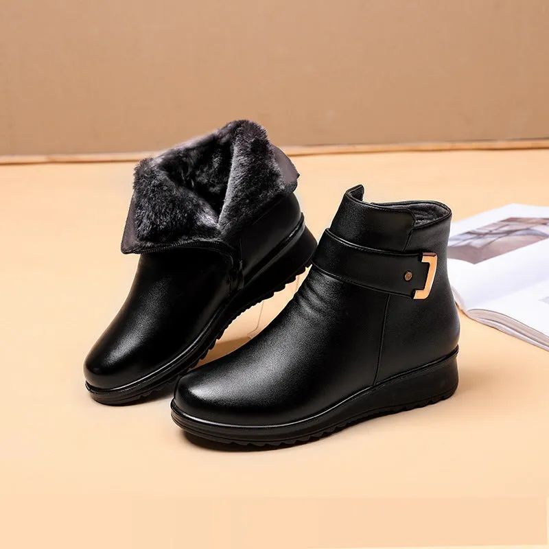 Aspen | Faux Fur-Lined Ankle Boots