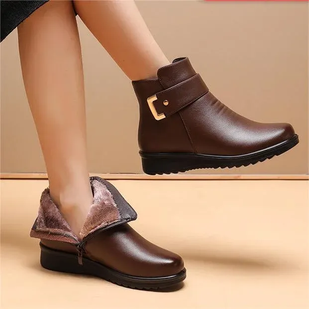 Aspen | Faux Fur-Lined Ankle Boots