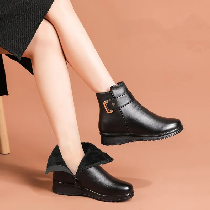 Aspen | Faux Fur-Lined Ankle Boots