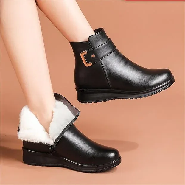 Aspen | Faux Fur-Lined Ankle Boots
