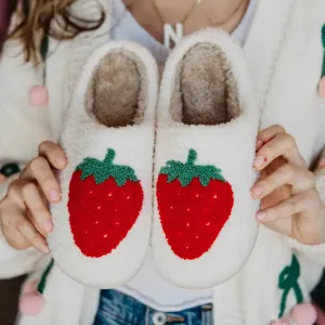 Be My Strawberry Slipper