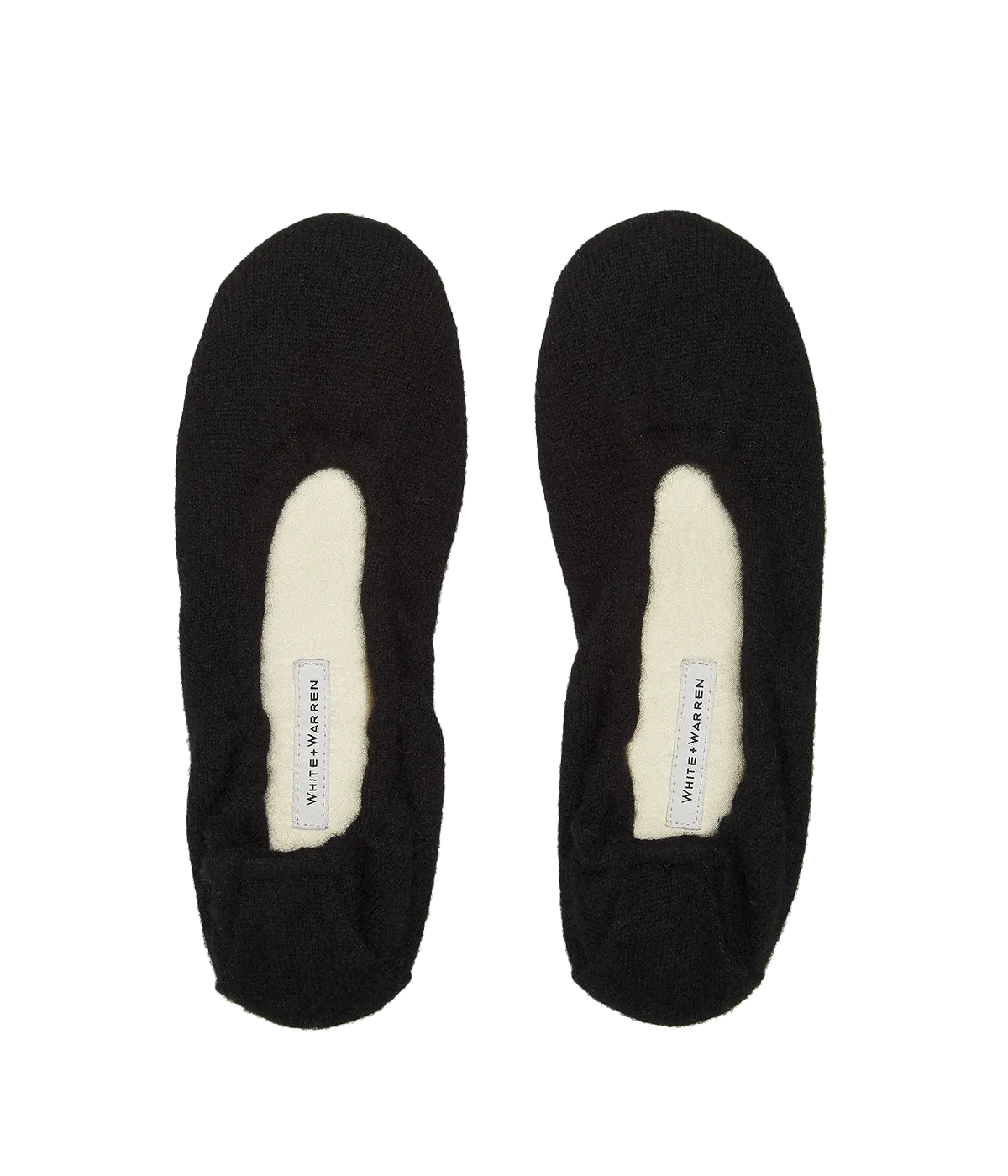Cashmere Ballet Slipper in Black