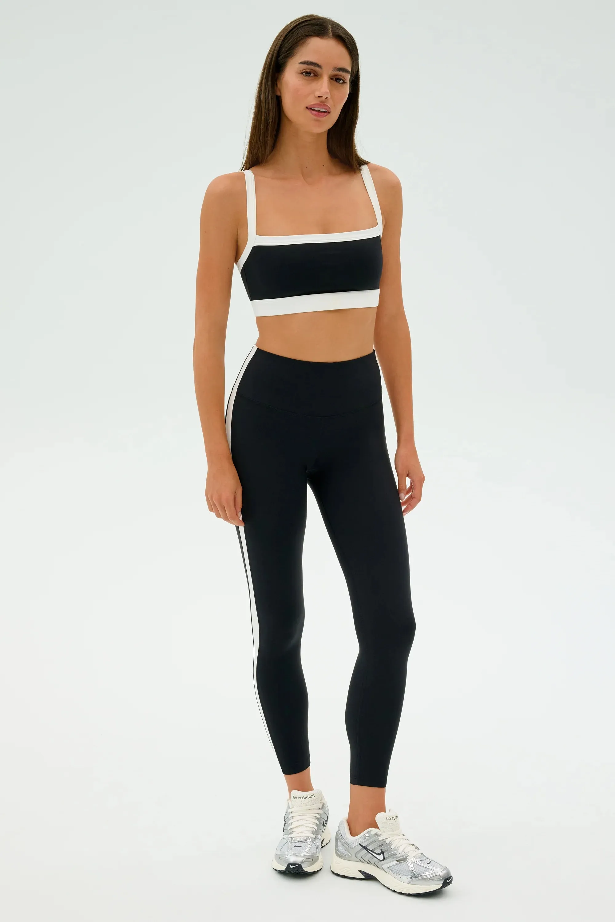 Clare High Waist Rigor 7/8 Legging Black/White