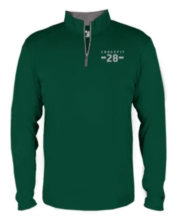 CrossFit 28:  Unisex 1/4 Zip Pullover