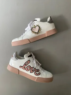 DOLCE & GABBANA Portofino Trainers size 40.5