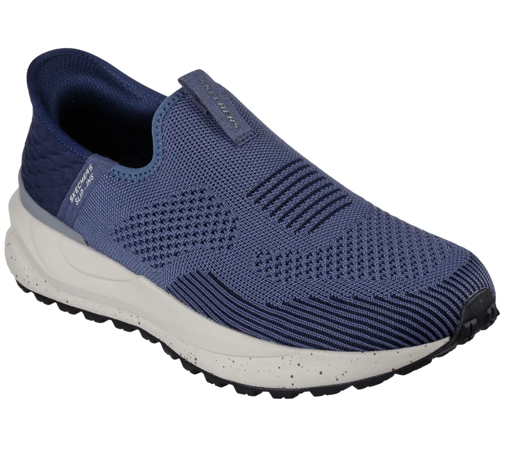 Espadrile sport, barbati, SKECHERS BOGDIN-ARLETT SLIP-INS 210636-BLNV bleumarin, textil