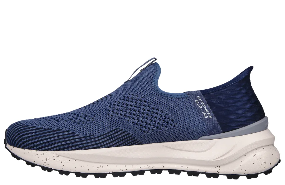 Espadrile sport, barbati, SKECHERS BOGDIN-ARLETT SLIP-INS 210636-BLNV bleumarin, textil
