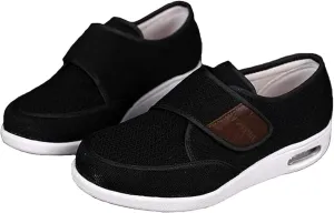 Extra Wide Diabetic Shoes, Lightweight Casual Walking Shoes, Orthopedic Comfy Casual Slippers, Elderly Sneakers, Adjustable Closure, with Arch Support, for Feet Fattening