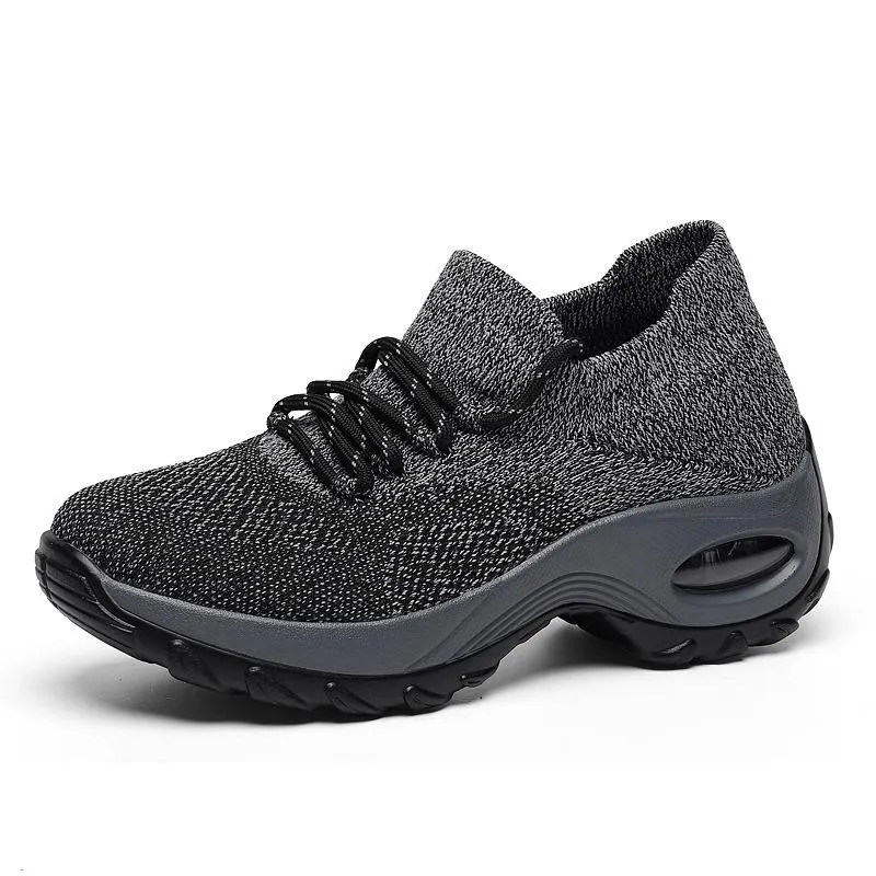 Fly Knit Socks Air Cushion Casual Orthopedic Running Sneakers
