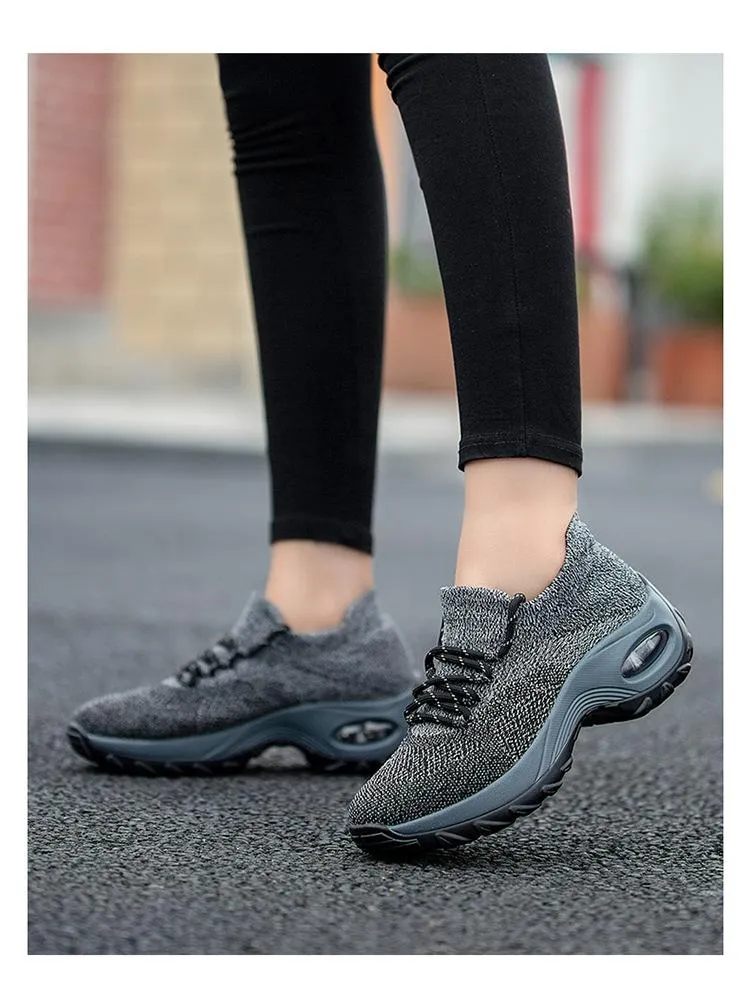 Fly Knit Socks Air Cushion Casual Orthopedic Running Sneakers