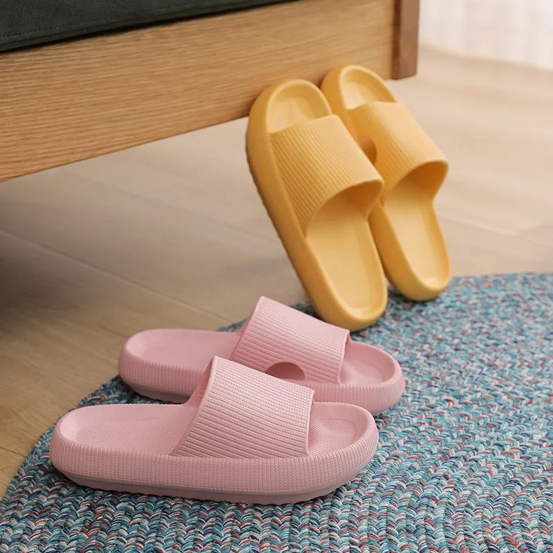 Heel Support Cushion Slides - Pink