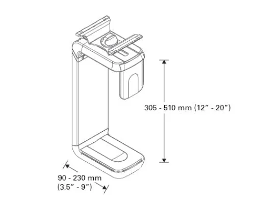 Humanscale CPU Holder CPU600
