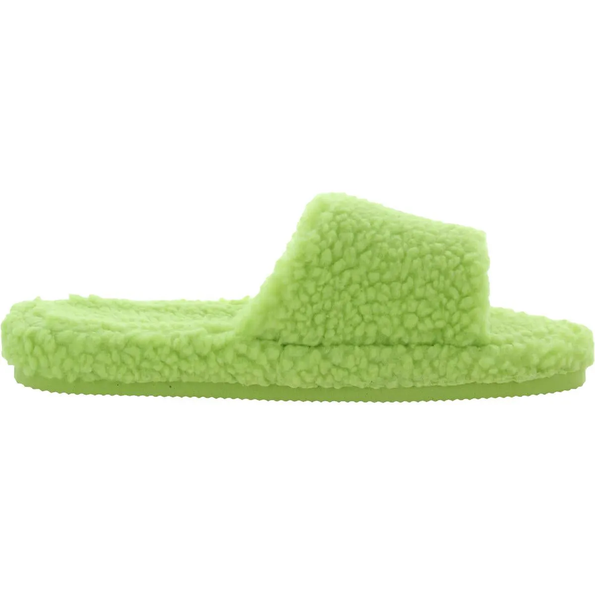 INC Womens Dinnaa Cozy Faux Fur Slide Slippers