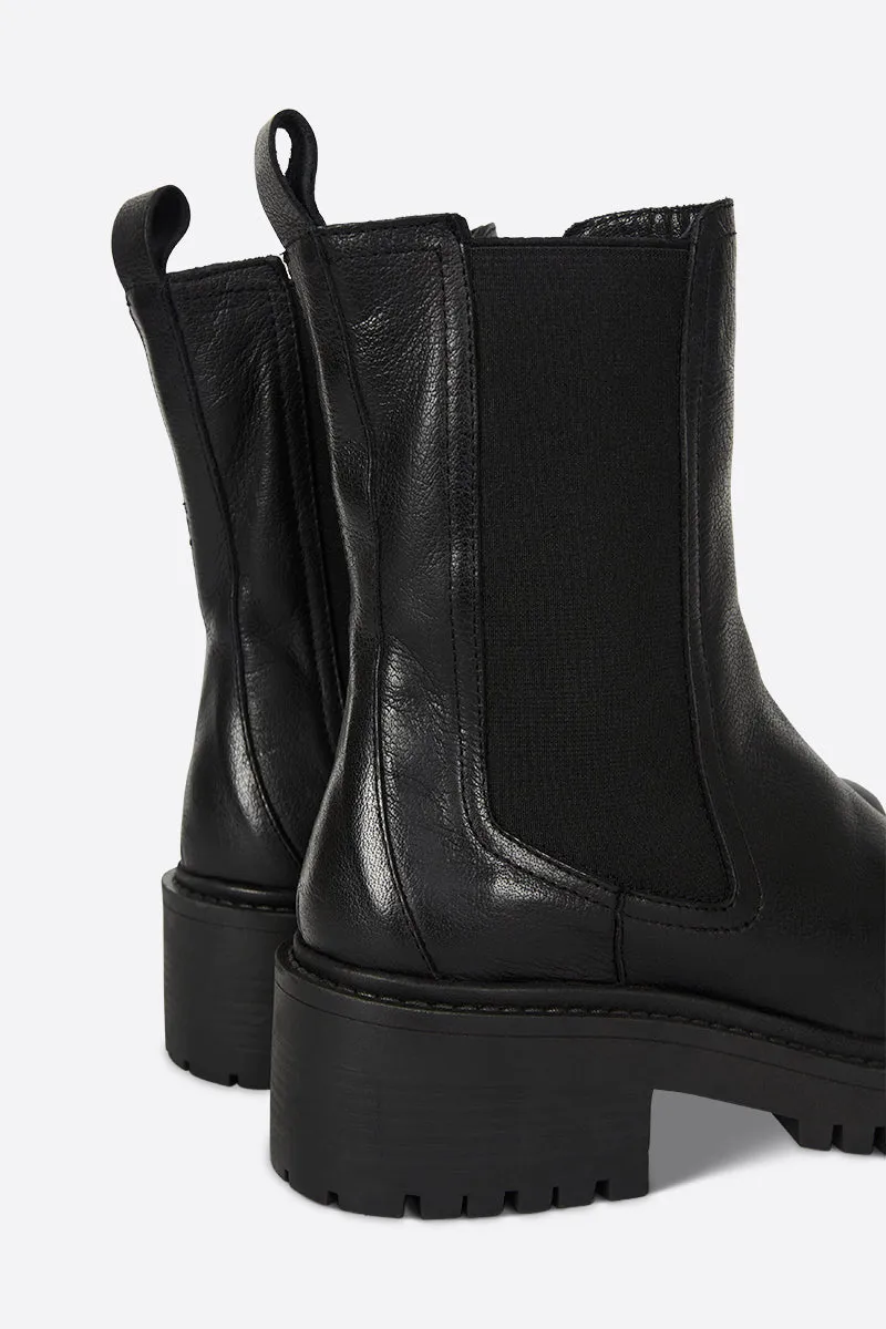 Intentionally Blank Storm Faux Fur Lined Boot - Black