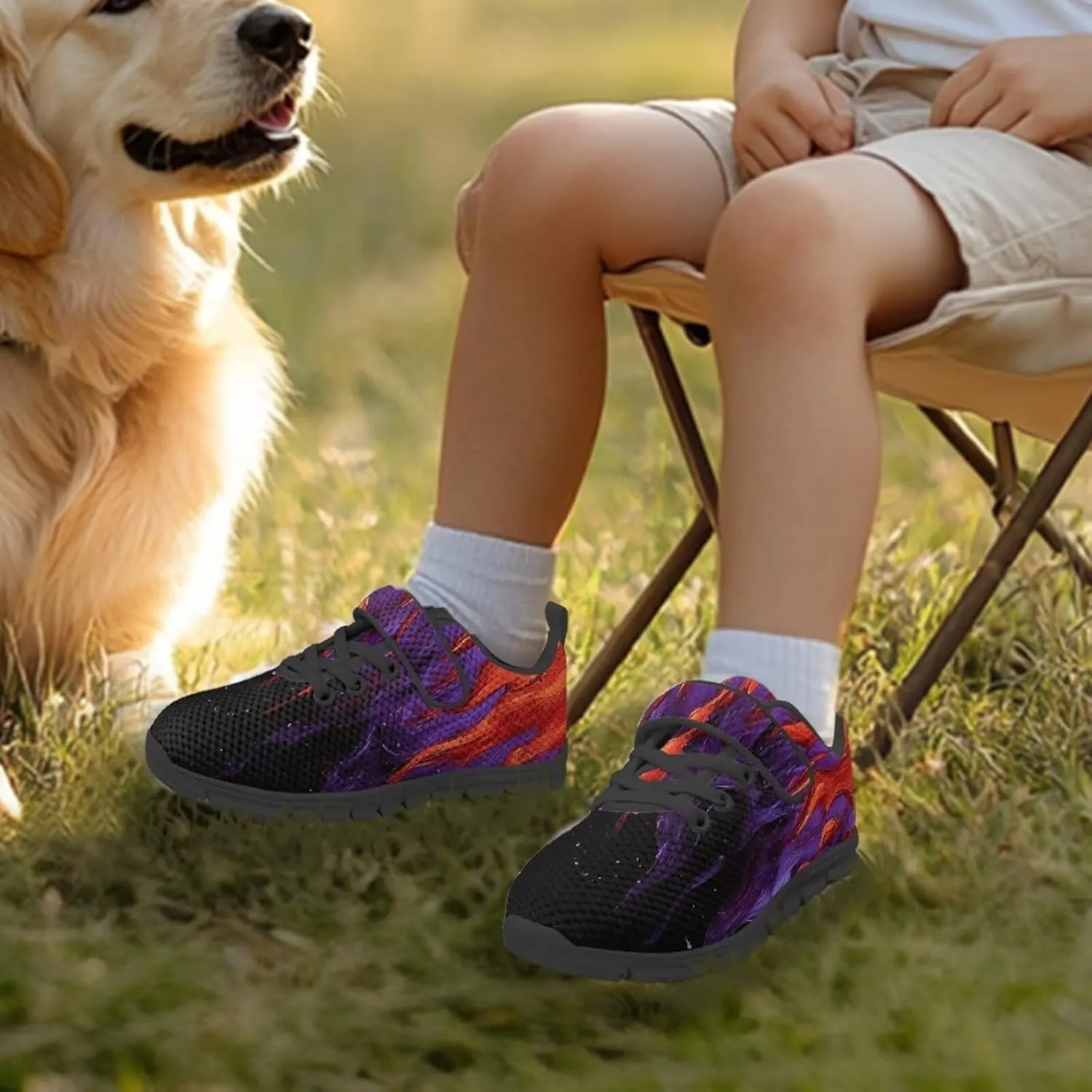 Kids Shoes for Boys Breathable Lightweight Slip on Low Top Sneakers Breathable Mesh Athletic Casual Shoes