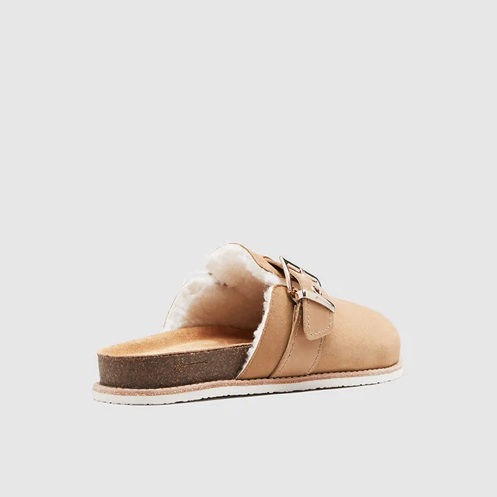 Margot Biscuit Shearling