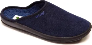Medical Slippers for Men - Memory Foam Shoes Indoor Outdoor Italian Cotton - Made in EU - Relieves Pressure, Improves Peripheral Blood Circulation