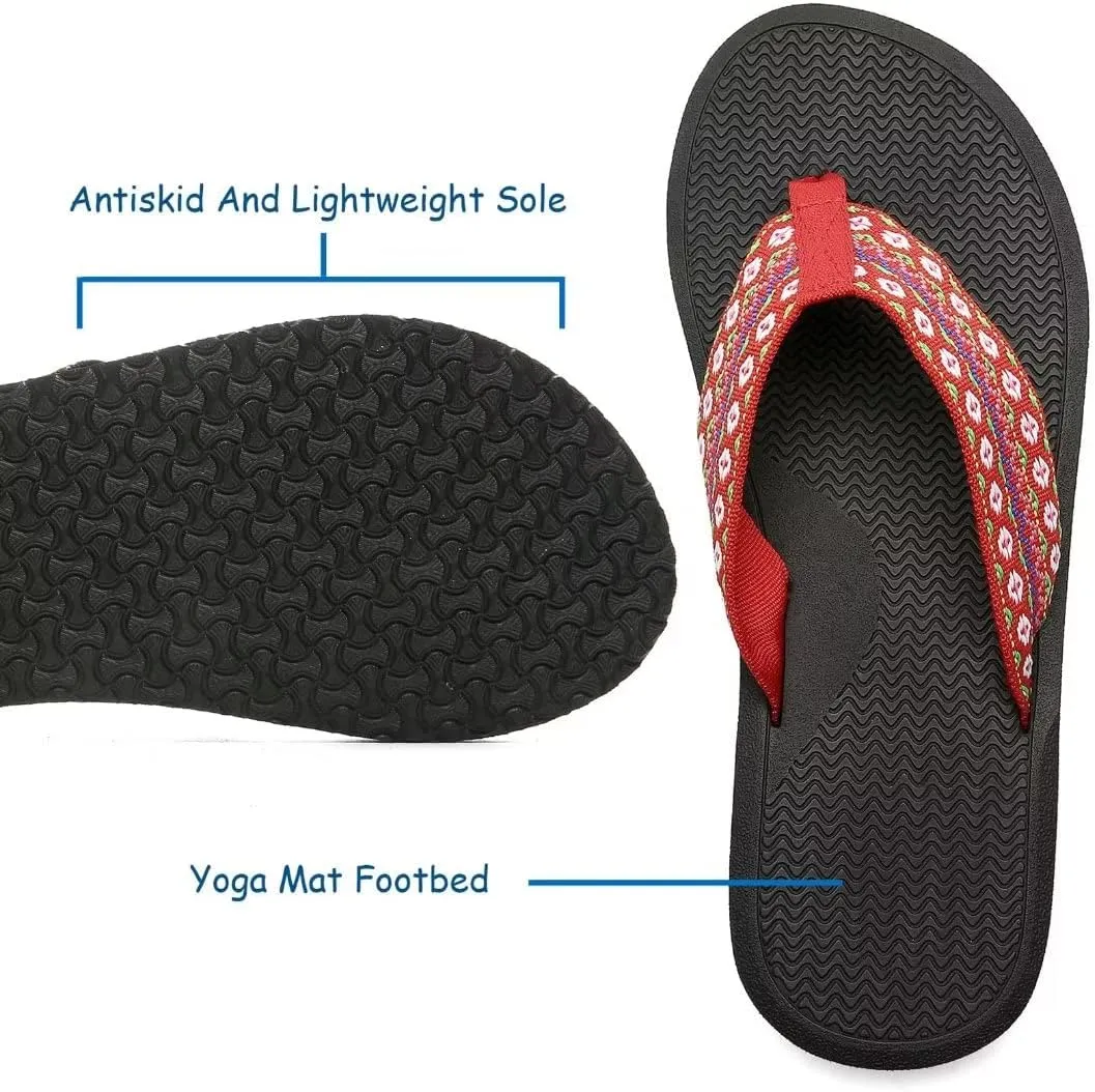 MEGNYA Womens Flip Flops/Sandals/Summer Beach Slippers