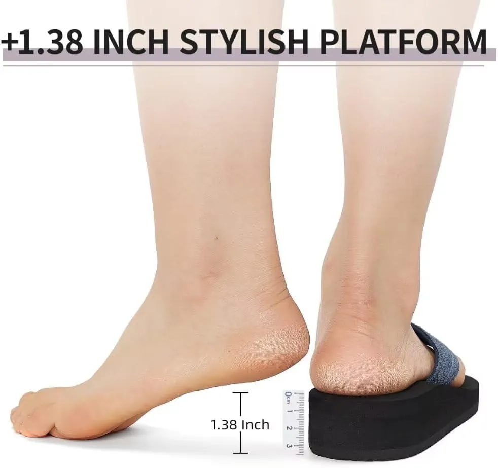 MEGNYA Womens Flip Flops/Sandals/Summer Beach Slippers