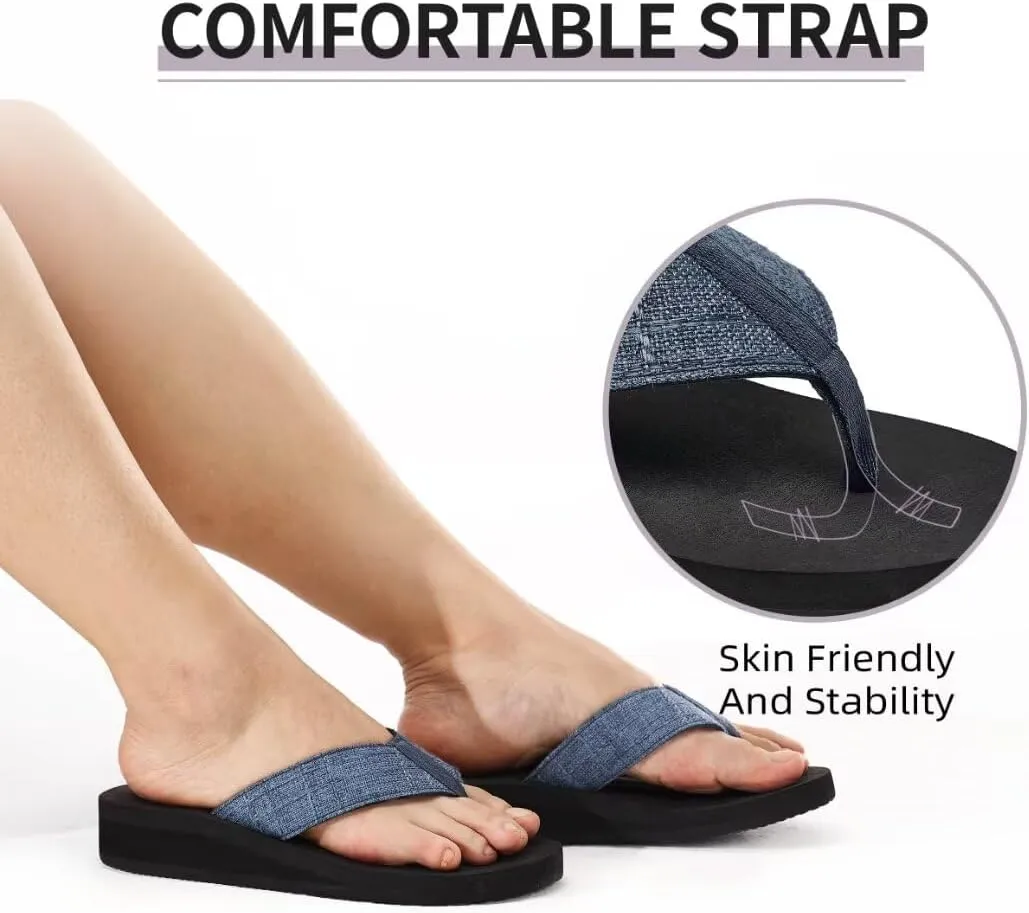 MEGNYA Womens Flip Flops/Sandals/Summer Beach Slippers