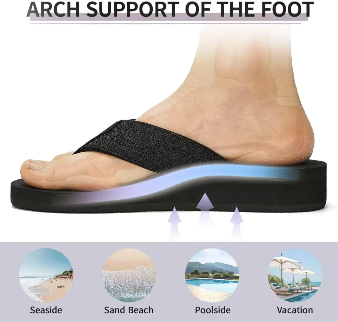 MEGNYA Womens Flip Flops/Sandals/Summer Beach Slippers