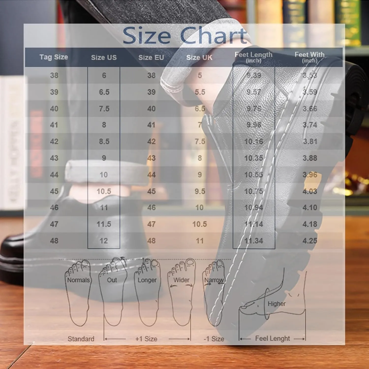 Men's Genuine Leather Platform Slip On Warm Snow Boots Cozy Fur Lined Winter Hand Stitched Waterproof Non-Slip Walking Ankle Boots Business Work Dress Booties