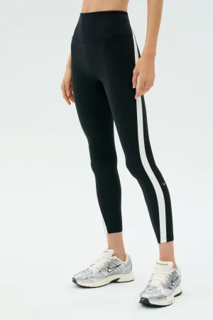 Miles High Waist Rigor 7/8 - Black/White