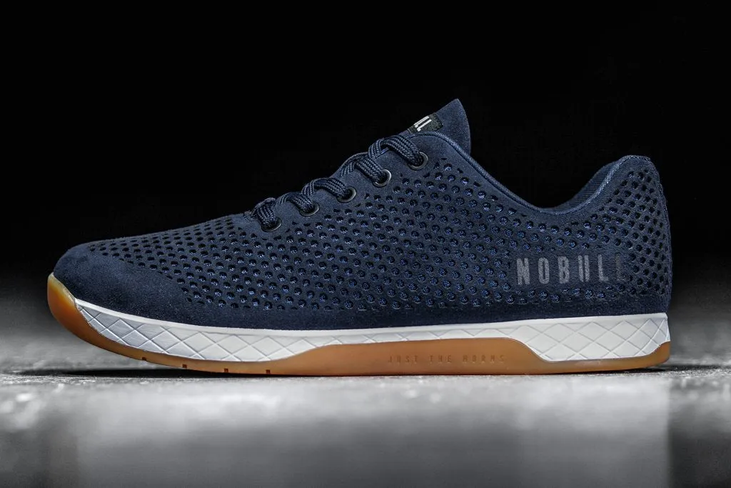 NAVY SUEDE TRAINER (MEN'S)