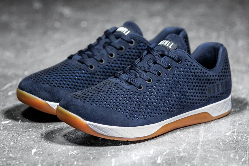 NAVY SUEDE TRAINER (MEN'S)
