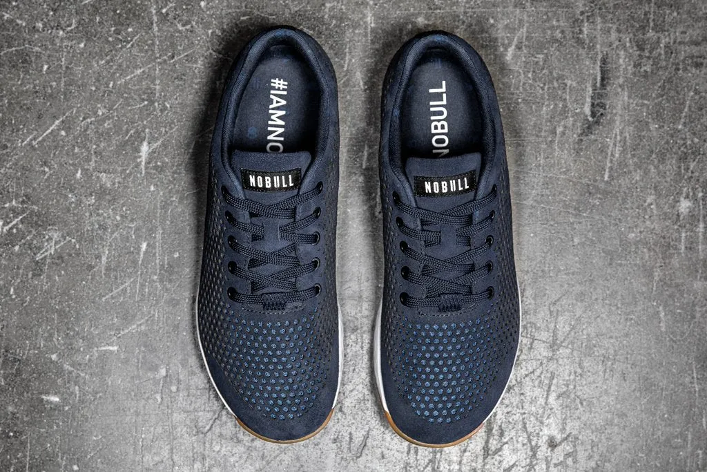 NAVY SUEDE TRAINER (MEN'S)