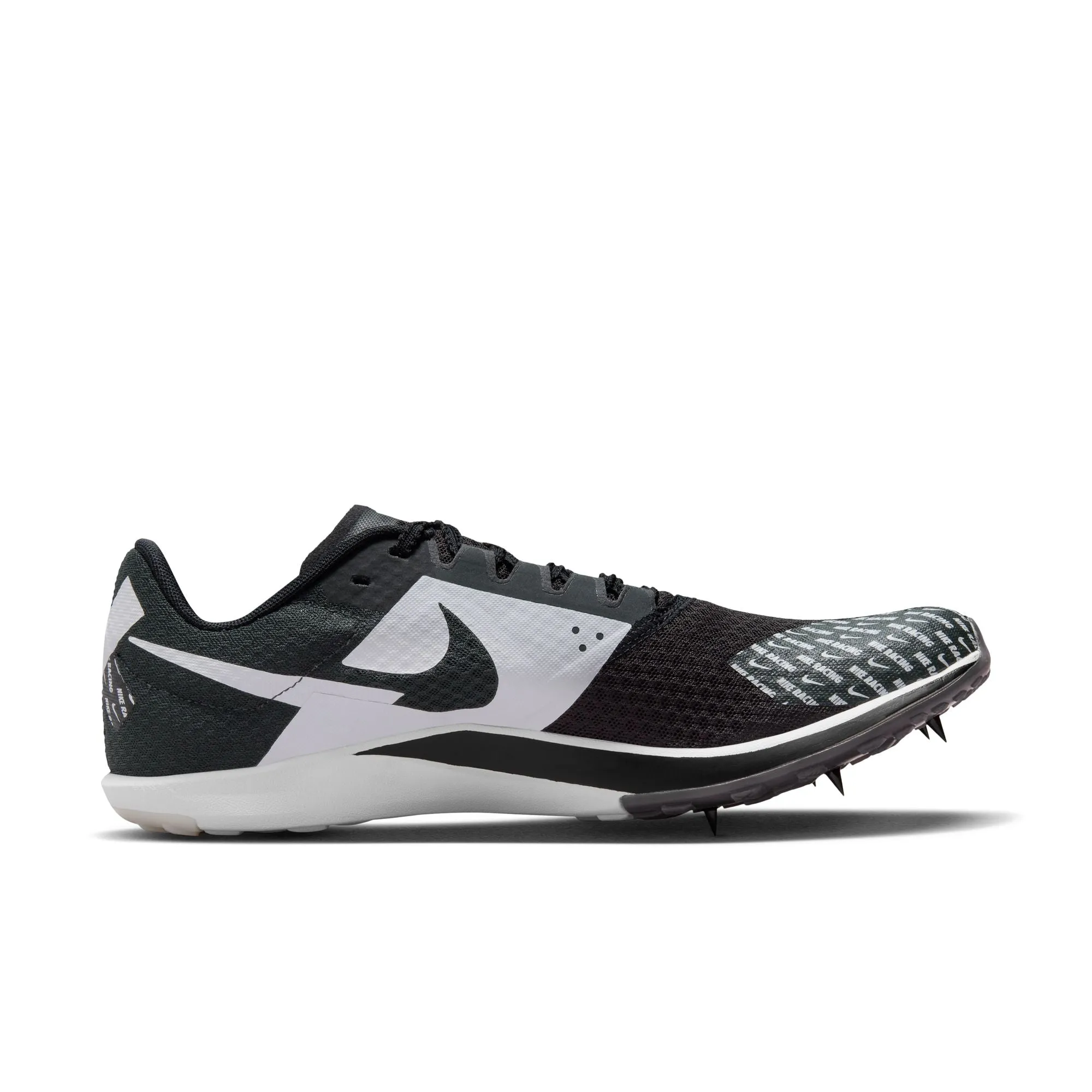 Nike Zoom Rival XC 6 Running Spikes Black / Dark Smoke Grey / White / Metallic Silver