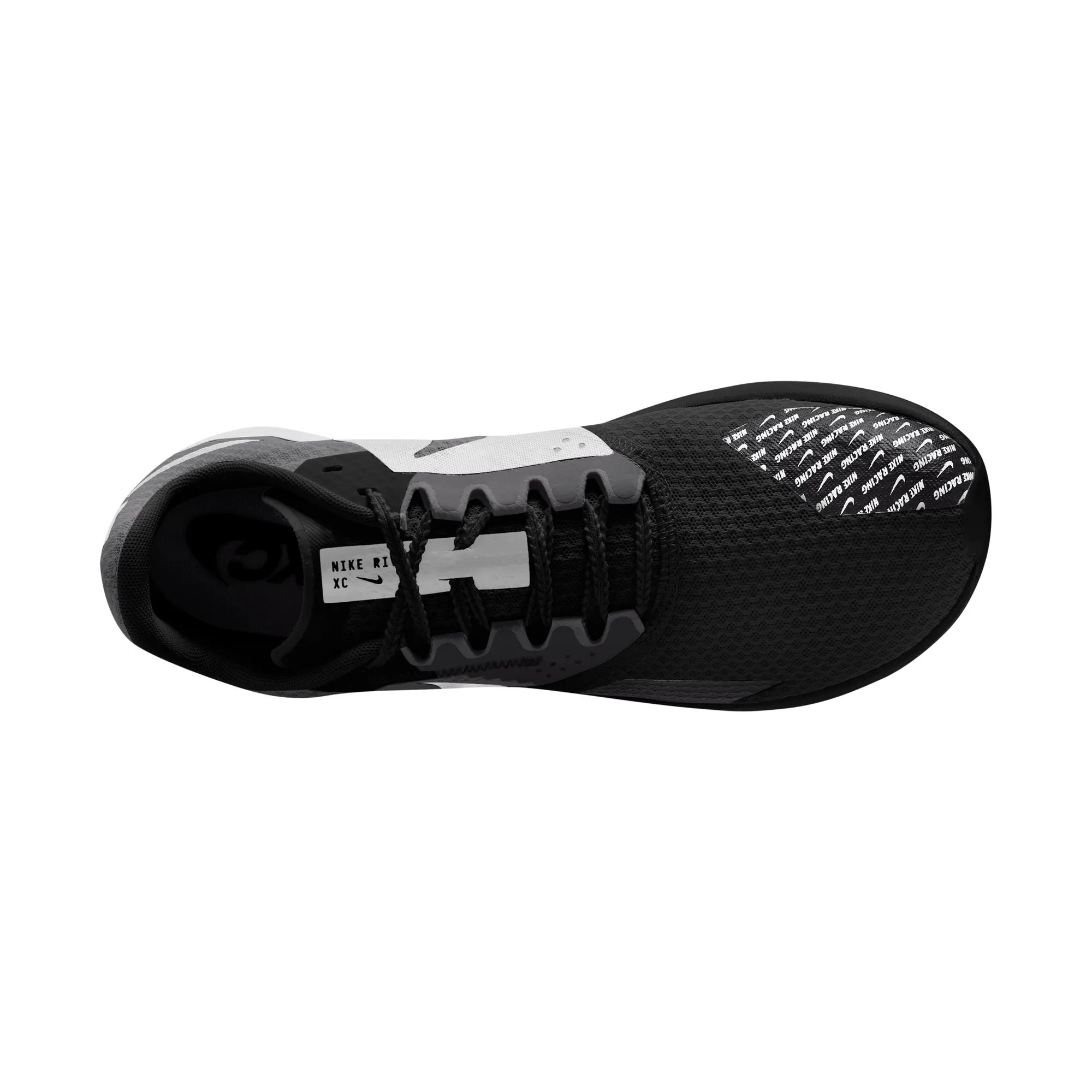 Nike Zoom Rival XC 6 Running Spikes Black / Dark Smoke Grey / White / Metallic Silver