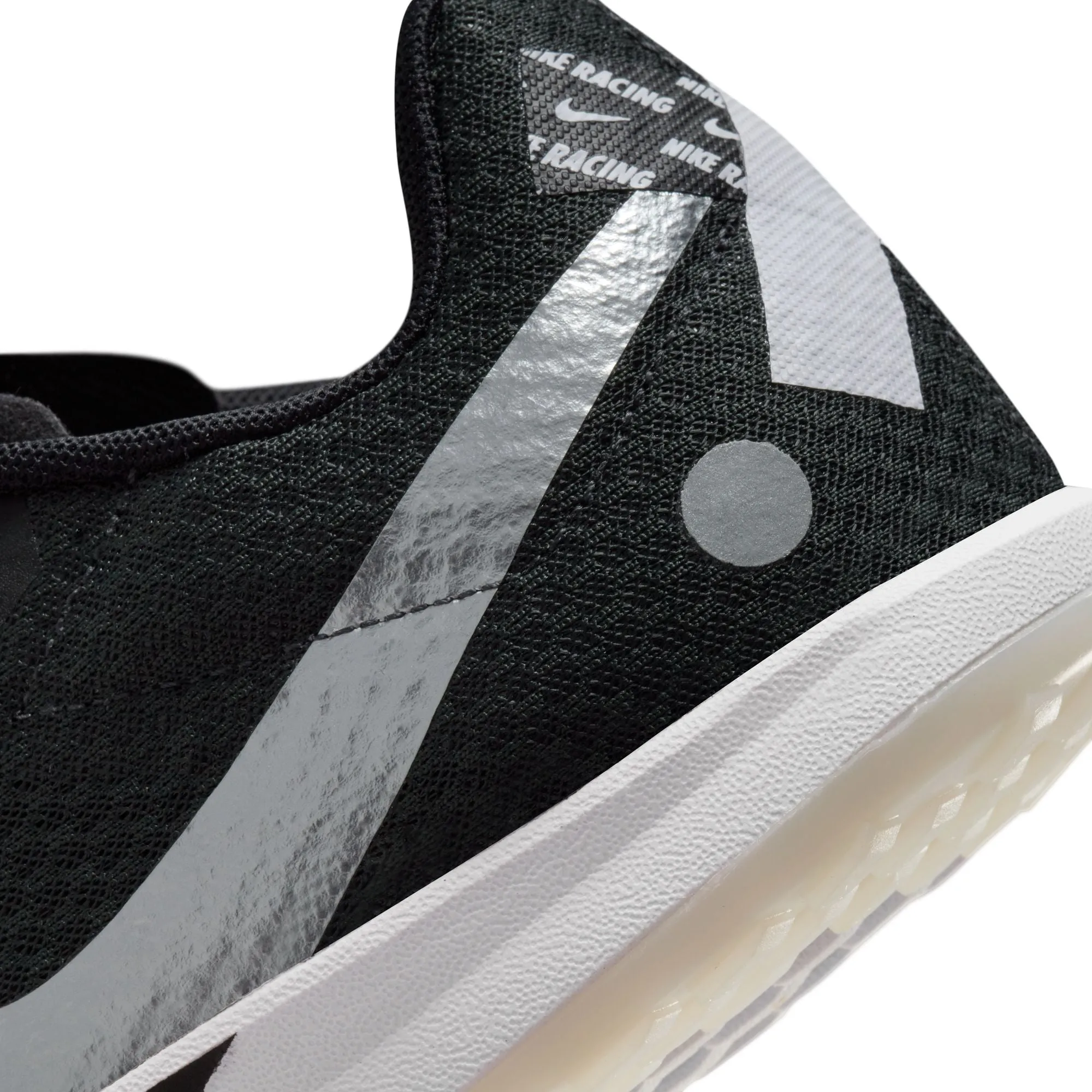 Nike Zoom Rival XC 6 Running Spikes Black / Dark Smoke Grey / White / Metallic Silver