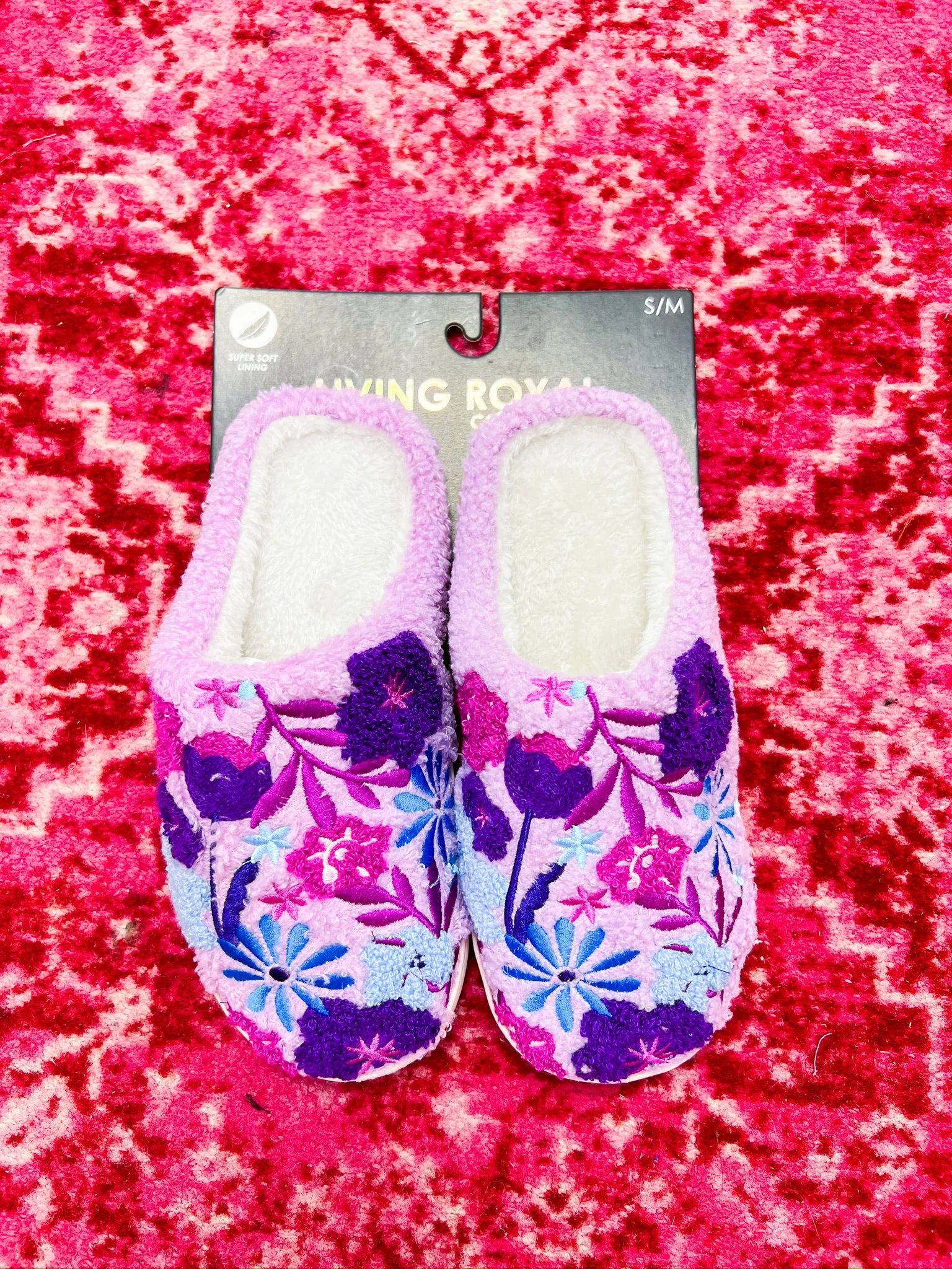 Purple Bloom Slippers