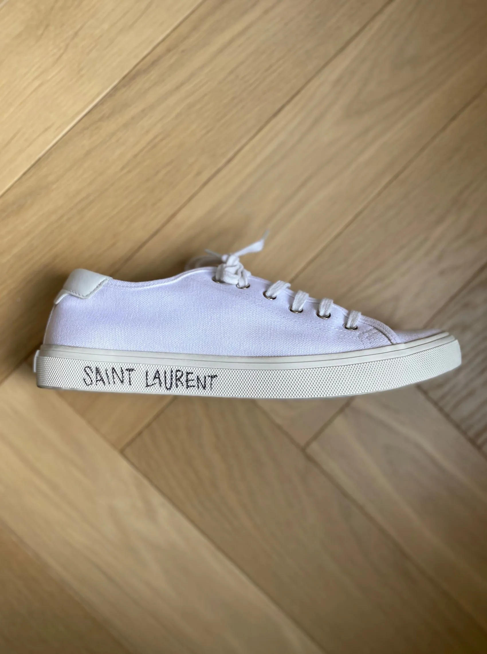 SAINT LAURENT Canvas Trainers Size 41