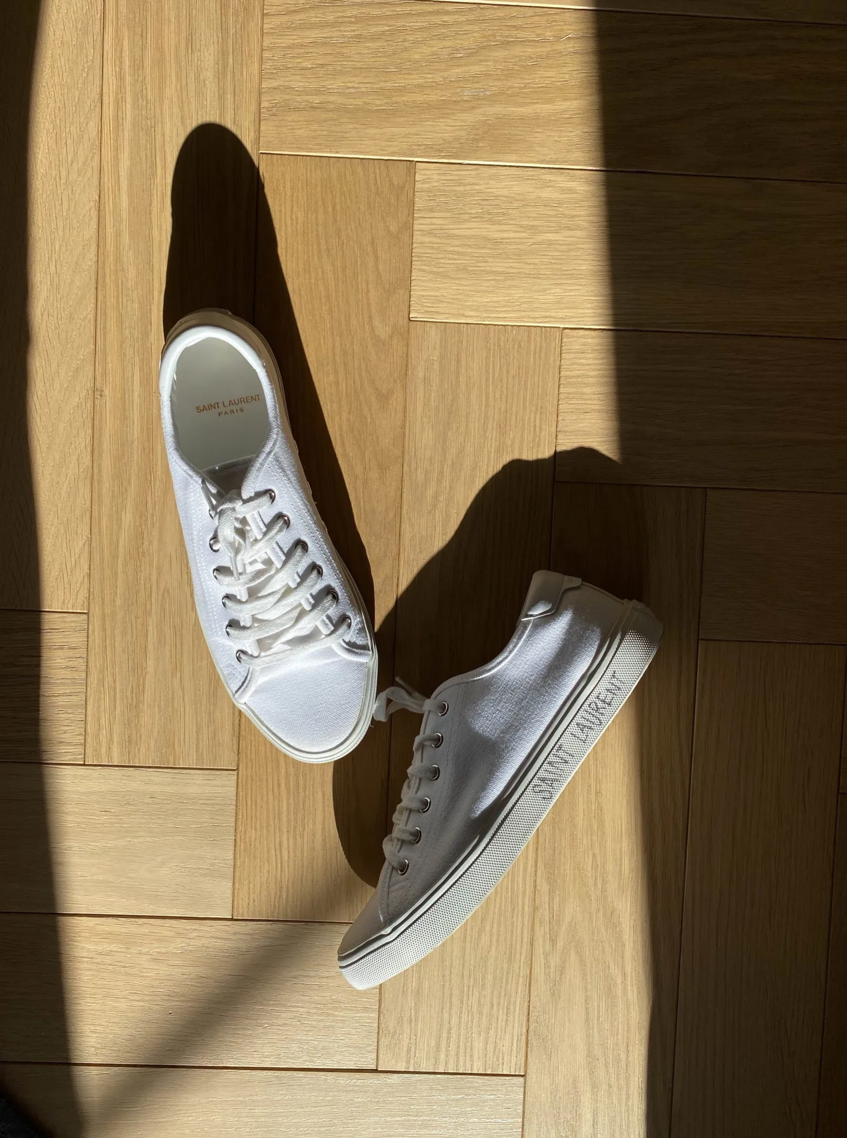 SAINT LAURENT Canvas Trainers Size 41