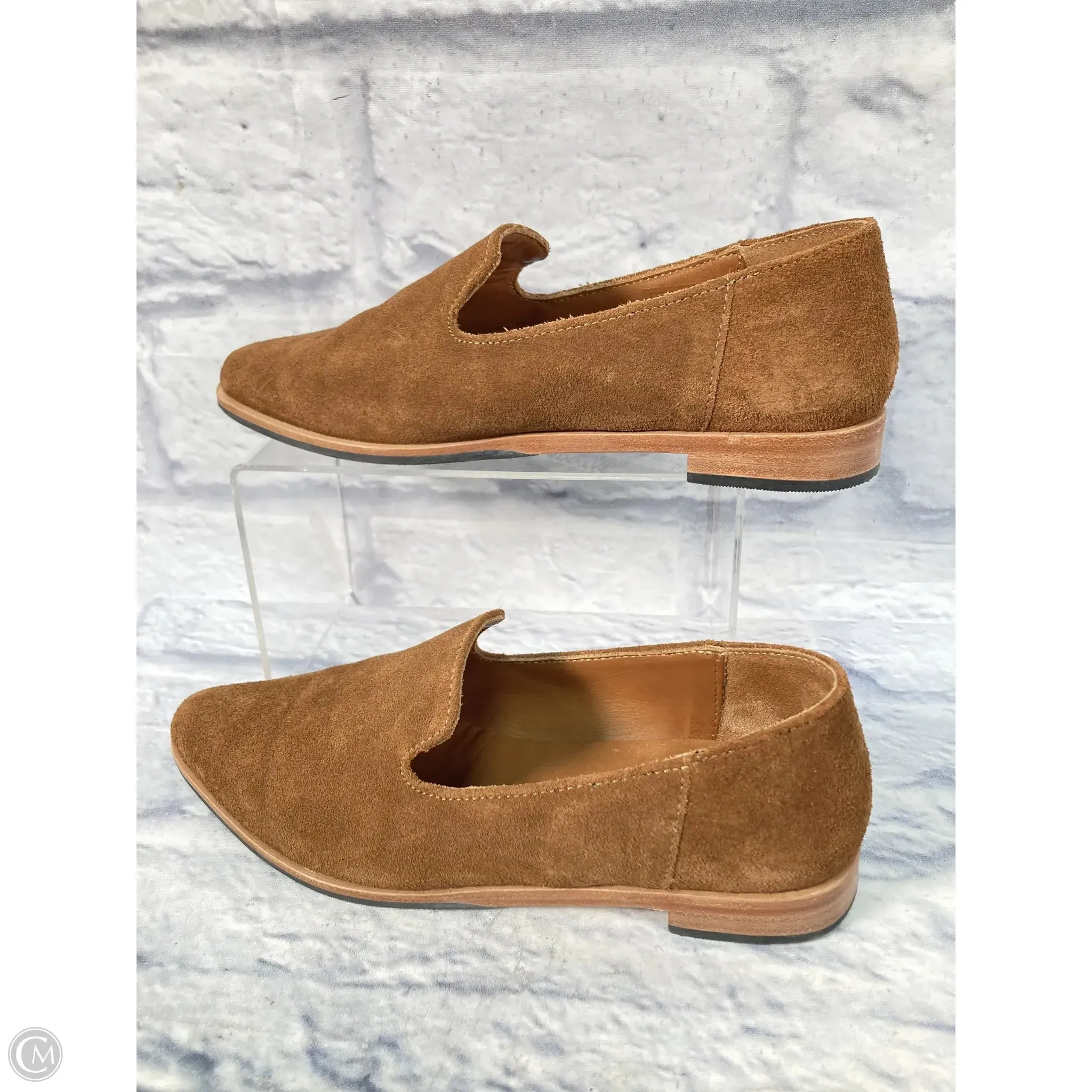 Shoes Flats By Clothes Mentor In Brown, Size: 5.5