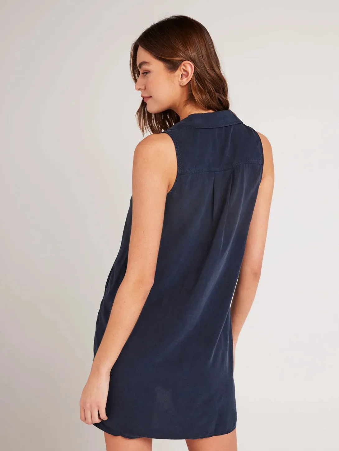 Sleeveless A-Line Dress - Endless Sea