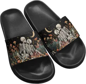 Slides & Slippers for Women & Men Casual Pool Sandals Open Toe Shower Shoes Summer Footwear Gift for Family Friends