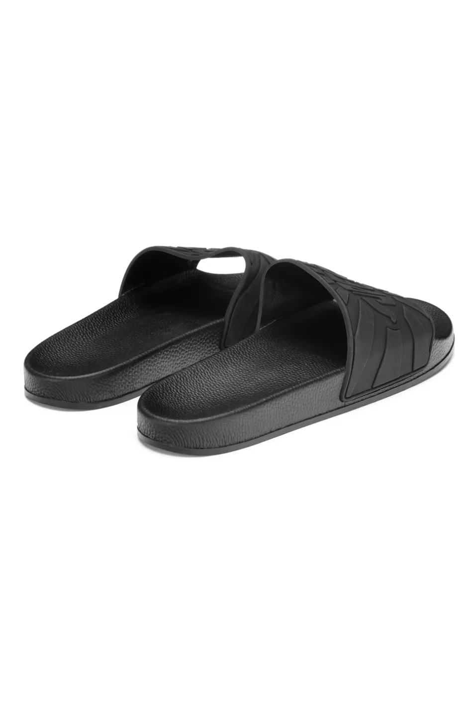 SUPERGA 1908 SLIDES RAGGIERA LOGO - BLACK