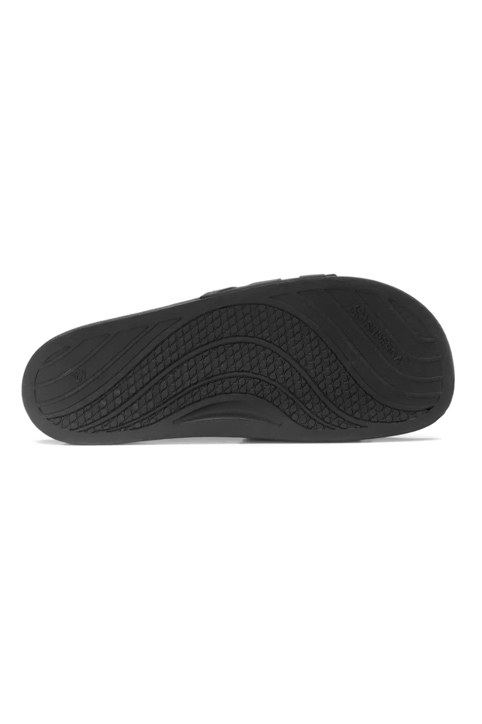 SUPERGA 1908 SLIDES RAGGIERA LOGO - BLACK