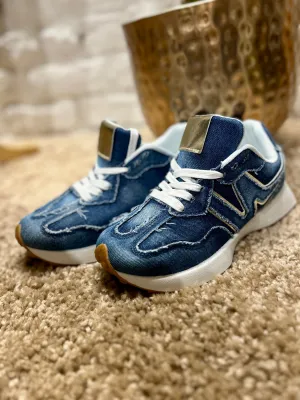 The Denim Dash Chic Trainer Pump