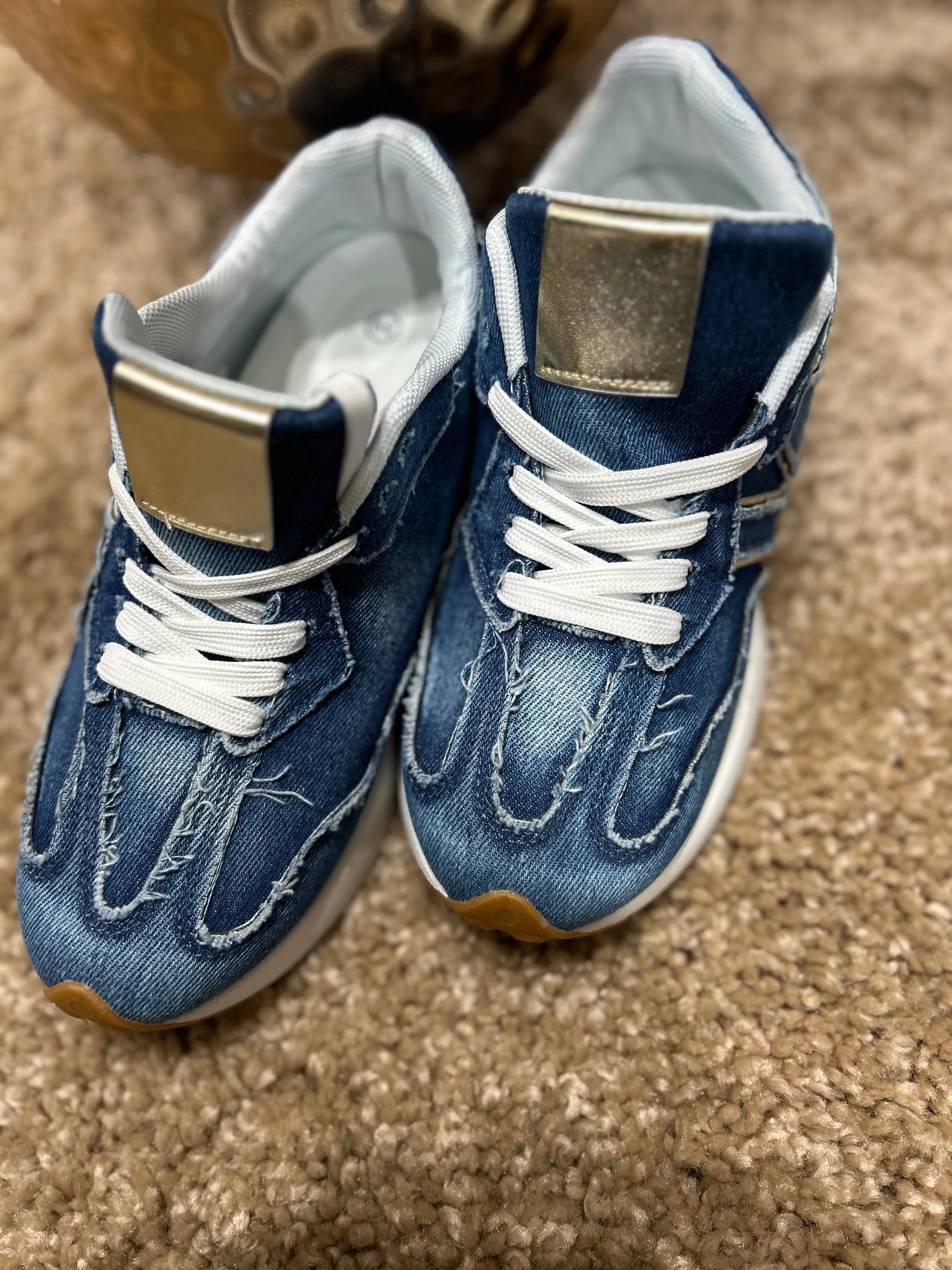 The Denim Dash Chic Trainer Pump